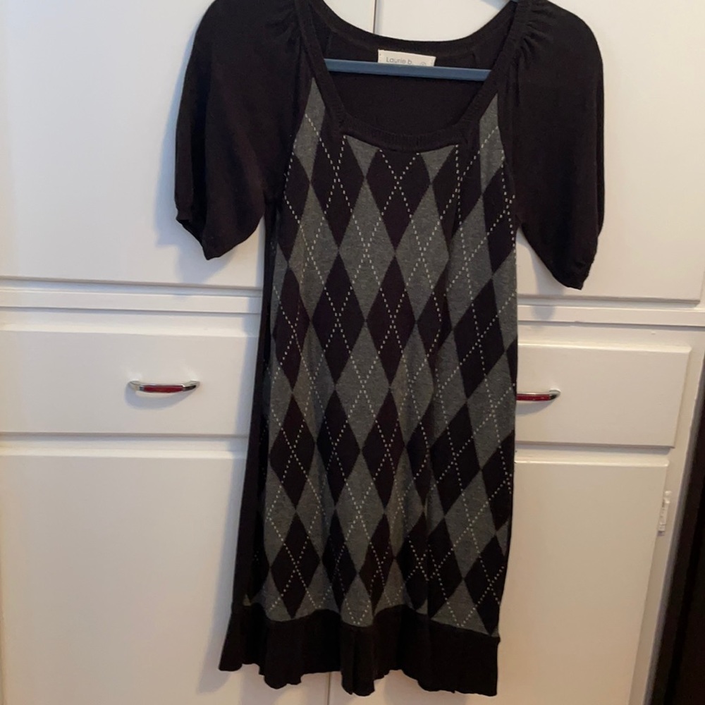 Argyle dress. Sweater soft